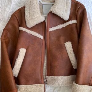 🚨SOLD🚨LARIGENT Shearling leather jacket